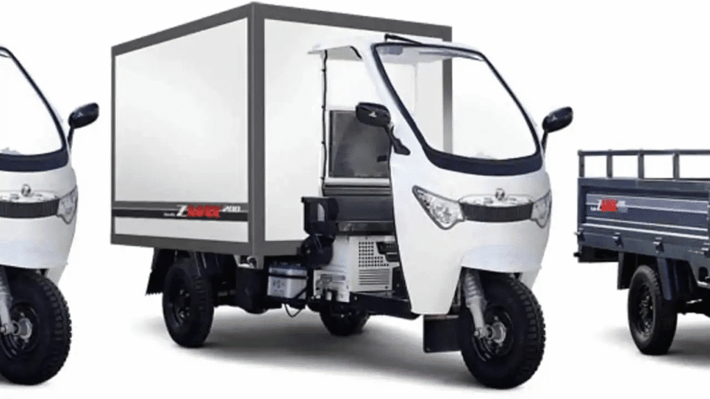 Moto para entregas Hipocampo Argentino Motocargo de tres ruedas para logÃstica y envÃos de Hipocampo Argentino